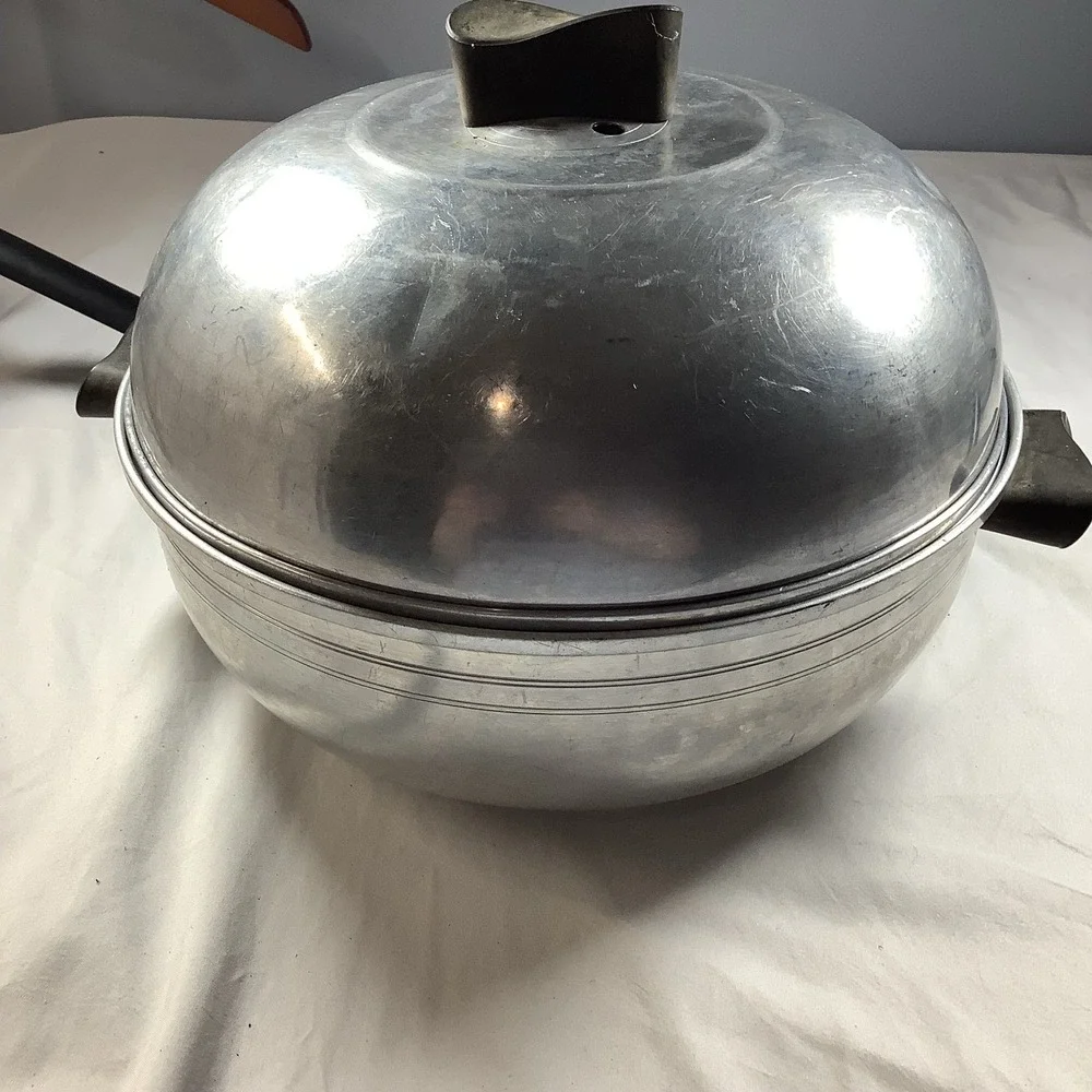 West Bend Aluminum Serving Oven Bread Warmer 3 Pc Stove‎ Top USA